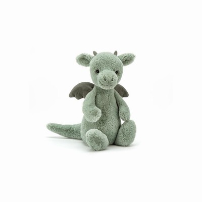 Jellycat Bashful Dragon UK | 15082PNYJ
